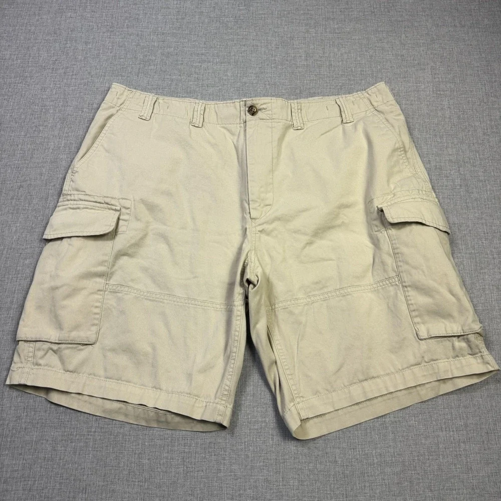 Polo Ralph Lauren Military Cargo Shorts Mens 40 Beige Relaxed Fit 10
